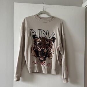 Anine Bing Cream Crew Neck